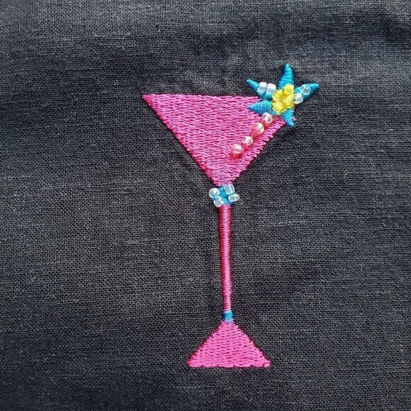 Vintage embroidered jacket cocktails - Picture 8 of 15